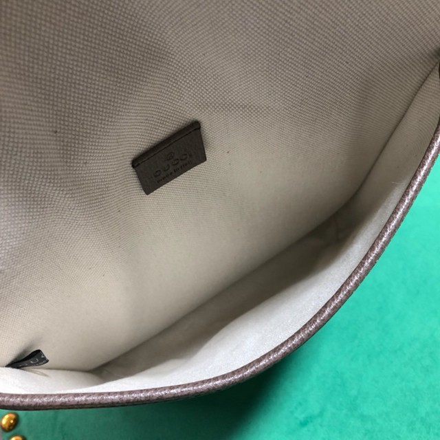 Gucci專櫃款男包 598604 古馳Vintage彩色肩帶 虎頭小方包 Gucci男士郵差包  gqy2801